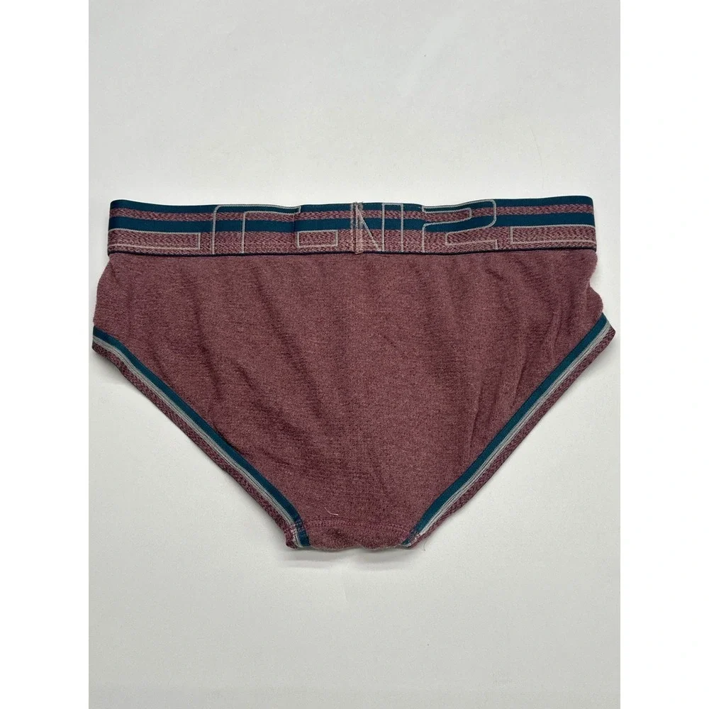 CIN2 Men's Briefs Underwear Small‎ S Maroon Stretch Comfort Casual Basics